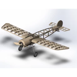 DW Hobby Fokker Eindecker III 1.5m (CNC Wood Kit + Motor) -Speelgoed Vliegtuig Winkel dw hobby fokker eindecker iii 15m cnc wood kit motor 3