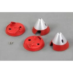 Freewing FlightLine P-38L 2 Blade Propeller Spinner (Pair)(Silver)