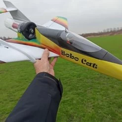 RBC Kits Bobo Cat Jet EDF 70mm (Wood Kit CNC) -Speelgoed Vliegtuig Winkel rbc kits bobo cat jet edf 70mm wood kit cnc 2