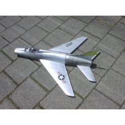 RBC Kits F-100 The Hun Super Sabre Jet EDF 70mm (CNC Wood Kit) -Speelgoed Vliegtuig Winkel rbc kits cnc f100 the hun super sabre jet edf 70mm cnc wood kit 1