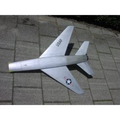 RBC Kits F-100 The Hun Super Sabre Jet EDF 70mm (CNC Wood Kit) -Speelgoed Vliegtuig Winkel rbc kits cnc f100 the hun super sabre jet edf 70mm cnc wood kit 4