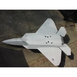RBC Kits F-22 Raptor Jet EDF 2x70mm (CNC Wood Kit) -Speelgoed Vliegtuig Winkel rbc kits cnc f22 raptor jet edf 2x70mm cnc wood kit 7