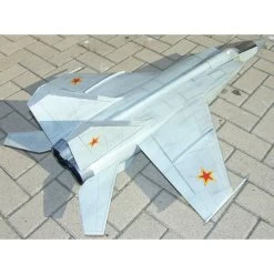 RBC Kits CNC MIG-25 Foxbat Jet EDF 90mm (CNC Wood Kit) -Speelgoed Vliegtuig Winkel rbc kits cnc mig25 foxbat jet edf 90mm cnc wood kit 2