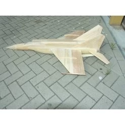 RBC Kits CNC MIG-25 Foxbat Jet EDF 90mm (CNC Wood Kit) -Speelgoed Vliegtuig Winkel rbc kits cnc mig25 foxbat jet edf 90mm cnc wood kit 8