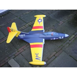 RBC Kits F9F Panther Jet EDF 90mm (CNC Wood Kit) -Speelgoed Vliegtuig Winkel rbc kits f9f panther jet edf 90mm cnc wood kit 2