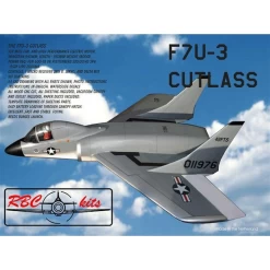 RBC Kits PF7U-3 Cutlass Jet EDF 90mm (CNC Wood Kit) -Speelgoed Vliegtuig Winkel rbc kits pf7u 3 cutlass jet edf 90mm cnc wood kit 4