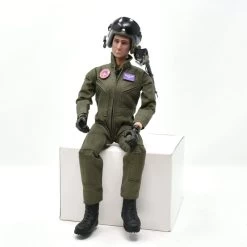 RC Flying Fullbody Jets Pilot With Amovible Helmet 1/6 (Green)