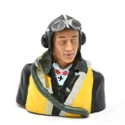 RC Flying German WWII Warbird Pilot Bust 1/6