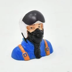 RC Flying Jets Pilot Bust Blue 1/6