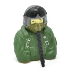 RC Flying Jets Pilot Bust Green 1/7