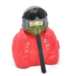 RC Flying Jets Pilot Bust Red 1/7