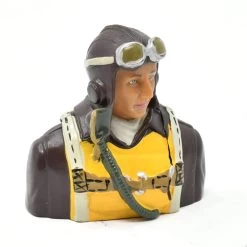 RC Flying US WWII Warbird Pilot Bust 1/6