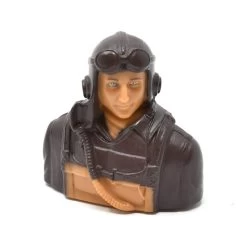 RC Flying US WWII Warbirds Pilot Bust 1/6 Prime Paint