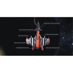 SAB Avio KR175 DRAKE Antartica Robodrone ARF -Speelgoed Vliegtuig Winkel sab avio kr175 drake antartica robodrone arf 7