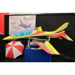 SebArt Avanti S Jet 2m (Yellow/Black) ARF No Retracts -Speelgoed Vliegtuig Winkel sebart avanti s jet 2m yellowblack arf no retracts 2