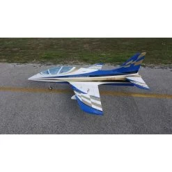 SebArt Avanti XS 120mm Jet 1.9m (White/Blue/Gold) ARF (+ Landing Gear) -Speelgoed Vliegtuig Winkel sebart avanti xs 120mm jet 19m whitebluegold arf landing gear 2