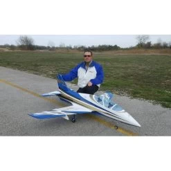 SebArt Avanti XS 120mm Jet 1.9m (White/Blue/Gold) ARF (+ Landing Gear) -Speelgoed Vliegtuig Winkel sebart avanti xs 120mm jet 19m whitebluegold arf landing gear 4