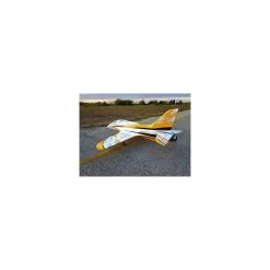 SebArt Avanti XS 120mm Jet 1.9m (White/Yellow/Gold) ARF (+ Landing Gear) -Speelgoed Vliegtuig Winkel sebart avanti xs 120mm jet 19m whiteyellowgold arf landing gear 2