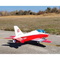 SebArt Mini BAe Hawk T1 V2 90mm 1,42m ARF (White/Red) -Speelgoed Vliegtuig Winkel sebart mini bae hawk t1 v2 90mm 142m arf whitered 5
