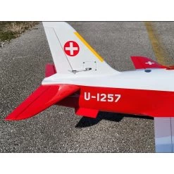 SebArt Mini BAe Hawk T1 V2 90mm 1,42m ARF (White/Red) -Speelgoed Vliegtuig Winkel sebart mini bae hawk t1 v2 90mm 142m arf whitered 6