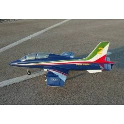 SebArt Mini MB-339 90mm Jet 1,38m ARF (Blue-White-Red-Green) -Speelgoed Vliegtuig Winkel sebart mini mb 339 90mm jet 138m arf blue white red green 2