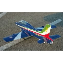 SebArt Mini MB-339 90mm Jet 1,38m ARF (Blue-White-Red-Green) -Speelgoed Vliegtuig Winkel sebart mini mb 339 90mm jet 138m arf blue white red green 3