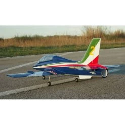 SebArt Mini MB-339 90mm Jet 1,38m ARF (Blue-White-Red-Green) -Speelgoed Vliegtuig Winkel sebart mini mb 339 90mm jet 138m arf blue white red green 4