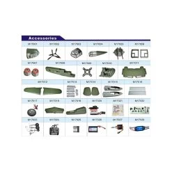 Sky Flight Hobby B-25 2000mm PNP -Speelgoed Vliegtuig Winkel sky flight hobby b 25 2000mm pnp 17