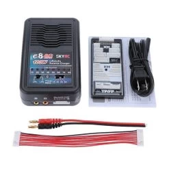 SkyRC E8 Charger 100W 100-240V -Speelgoed Vliegtuig Winkel skyrc e8 charger 100w 100 240v 6
