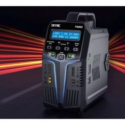 SkyRC T400Q Quattro AC/DC Charger 4x100W -Speelgoed Vliegtuig Winkel skyrc t400q quattro acdc charger 4x100w 3