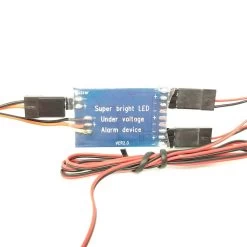 Turnigy Super Bright LED Low Voltage Alarm Device -Speelgoed Vliegtuig Winkel turnigy super bright led low voltage alarm device 2